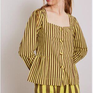 Damson Madder Eloise Stripe Blouse